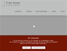Tablet Screenshot of frankpouwer.nl